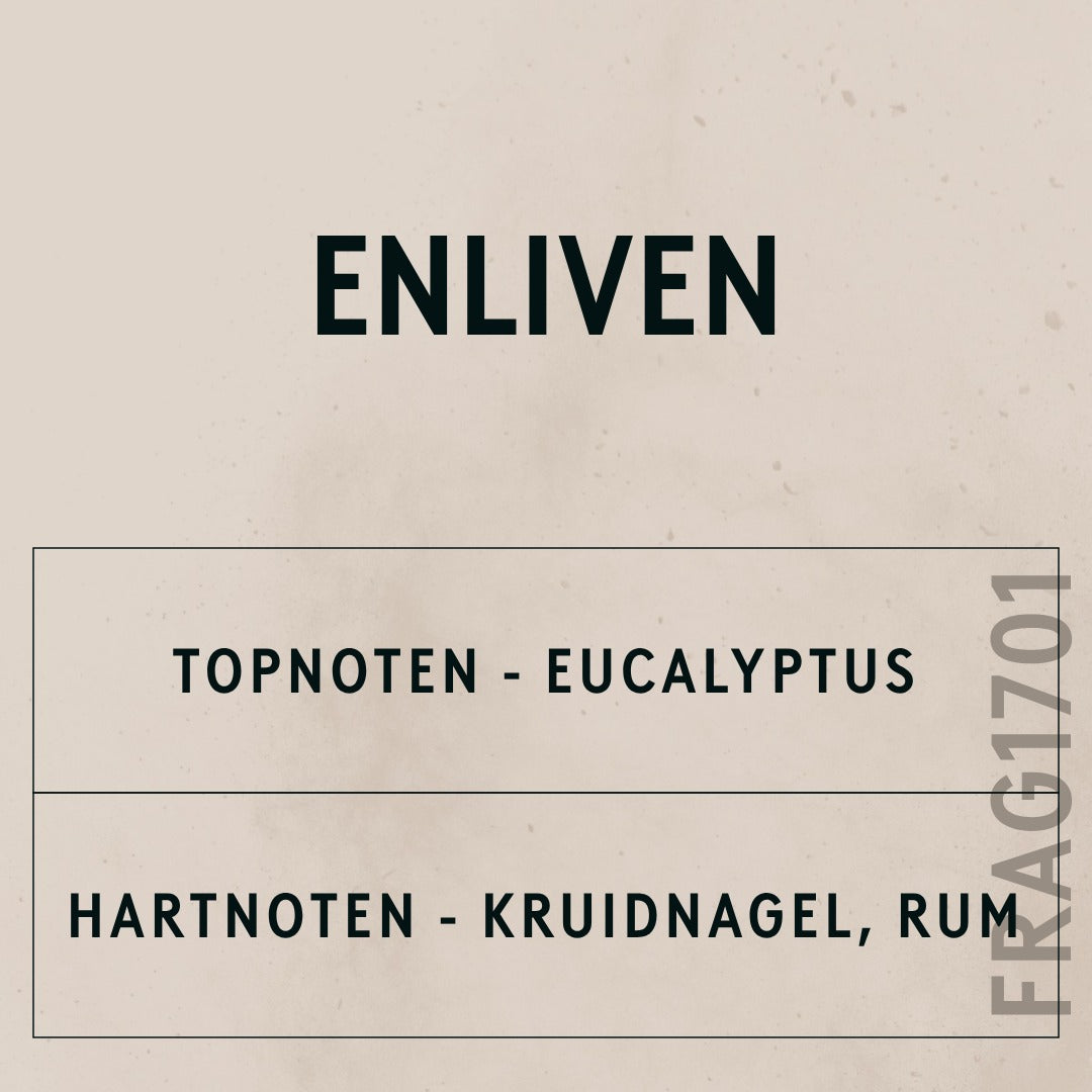 Enliven Natural Oil scent card (Dutch)