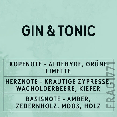 Gin And Tonic Fragrance Oil scent card (German)