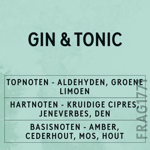 Gin And Tonic Fragrance Oil scent card (Dutch)