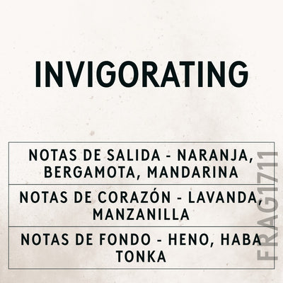 Invigorating Natural Oil scent card (Spanish)