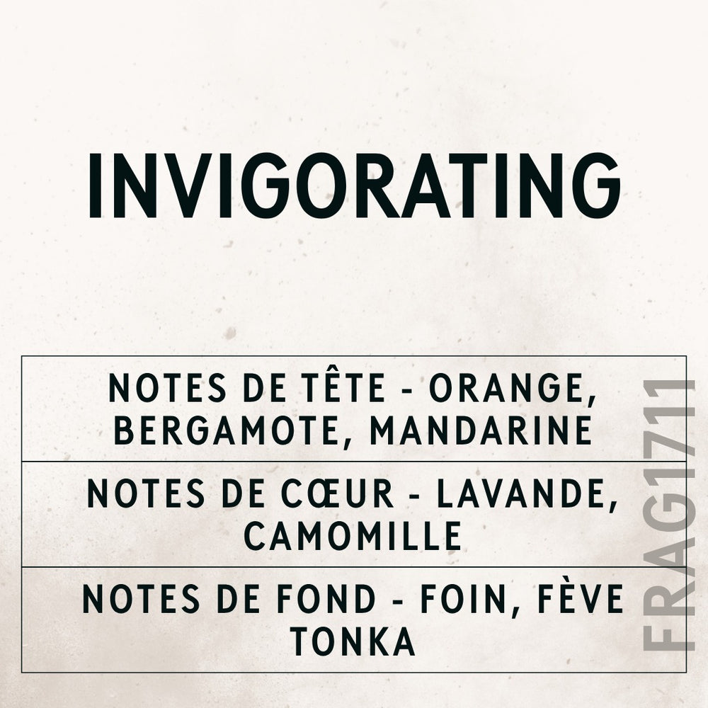 Invigorating Natural Oil scent card (French)