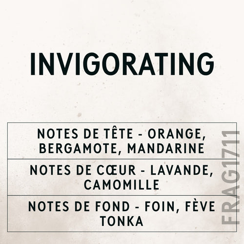 Invigorating Natural Oil scent card (French)