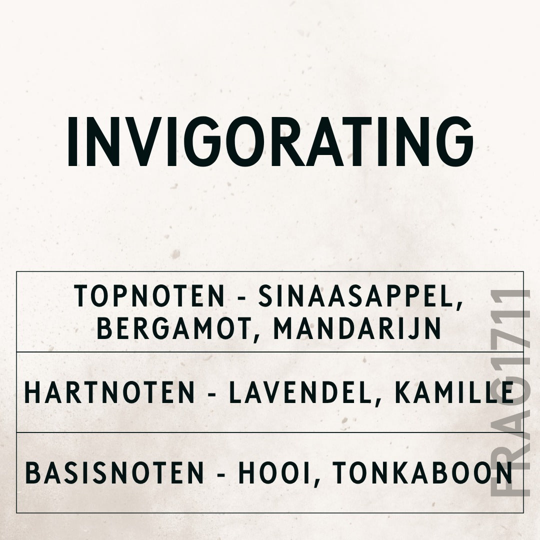 Invigorating Natural Oil scent card (Dutch)