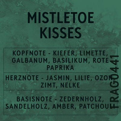 Mistletoe Kisses Fragrance Oil scent card (German)