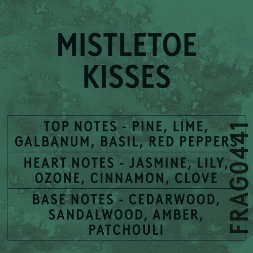 Mistletoe Kisses Fragrance Oil scent card (English)