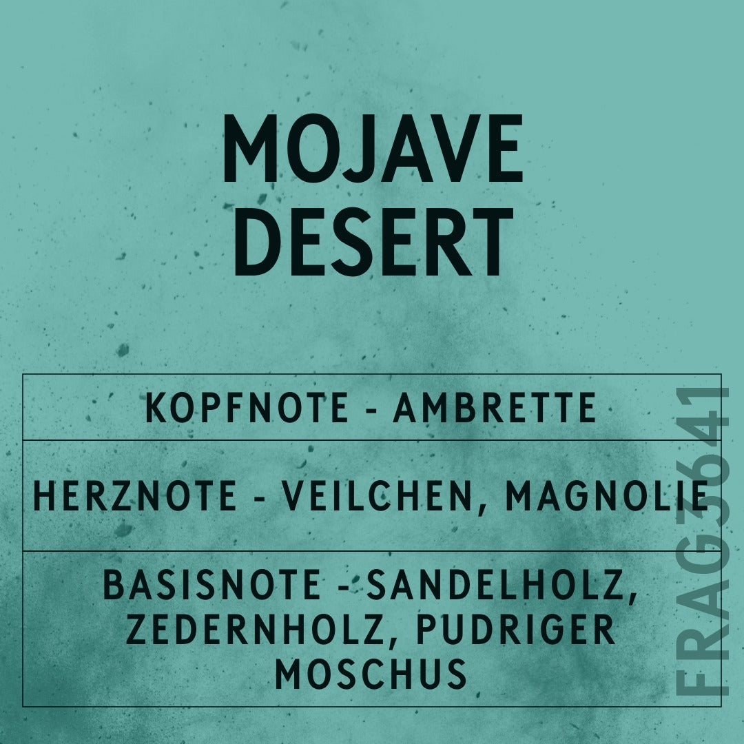 Mojave Desert Fragrance Oil scent card (German)