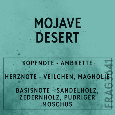 Mojave Desert Fragrance Oil scent card (German)