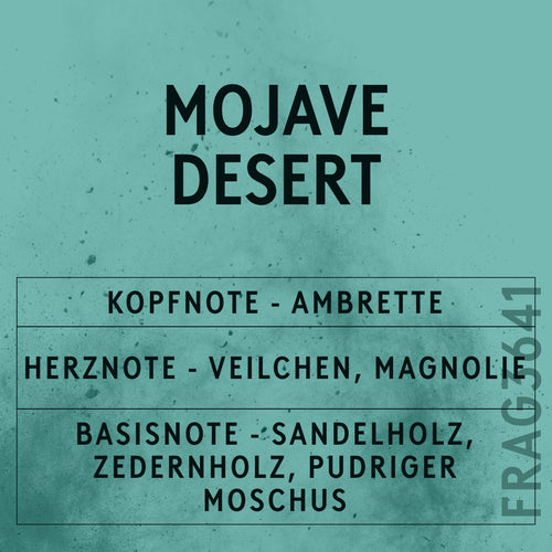 Mojave Desert Fragrance Oil scent card (German)