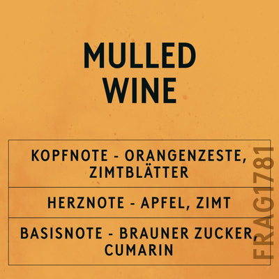Mulled Wine Fragrance Oil scent card (German)