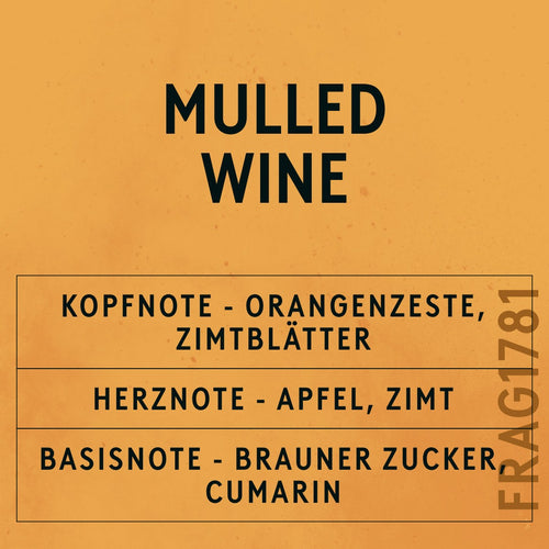 Mulled Wine Fragrance Oil scent card (German)