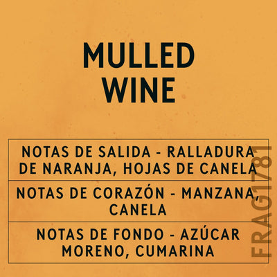 Mulled Wine Fragrance Oil scent card (Spanish)