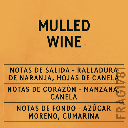 Mulled Wine Fragrance Oil scent card (Spanish)