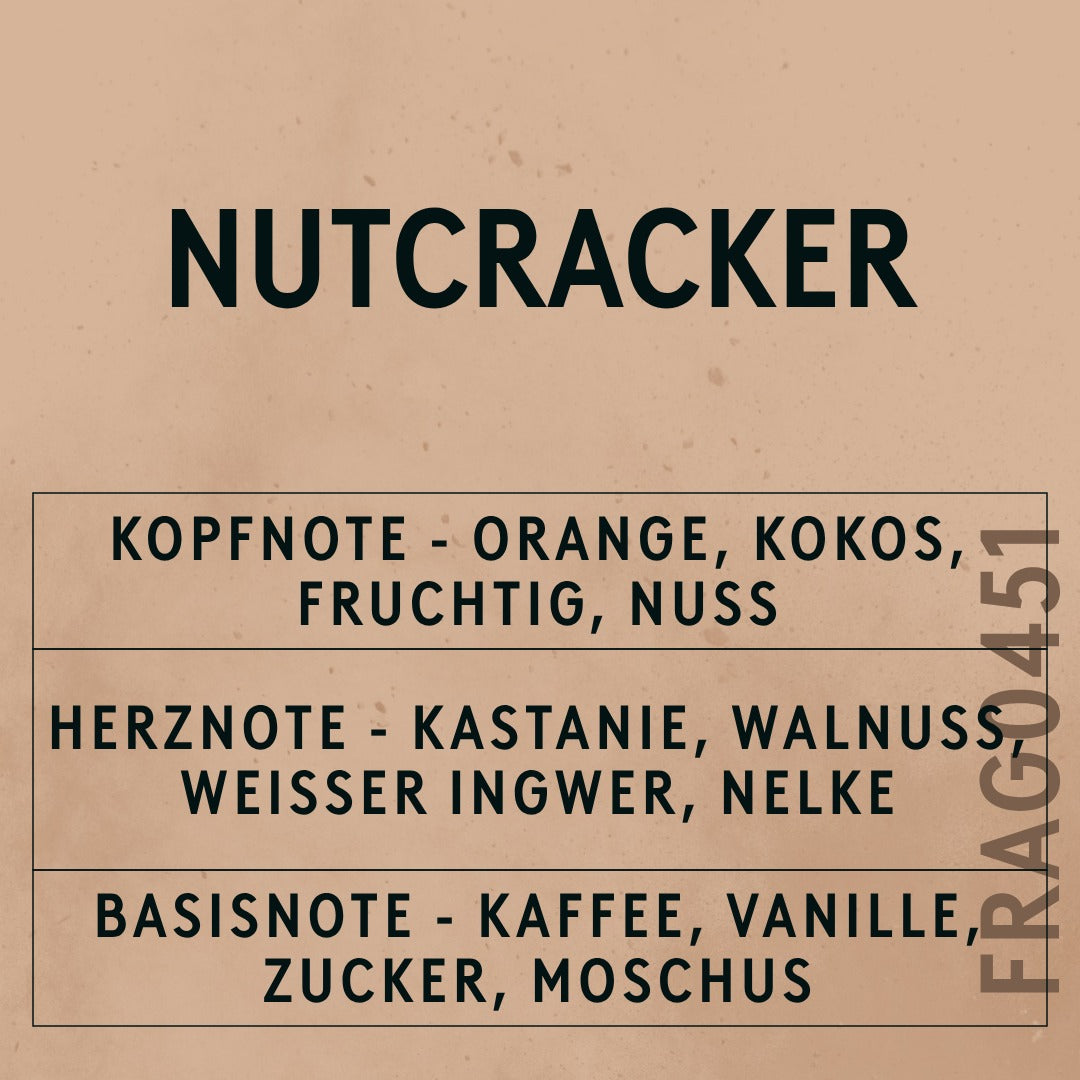 Nutcracker Fragrance Oil scent card (German)
