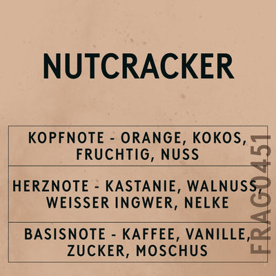 Nutcracker Fragrance Oil scent card (German)