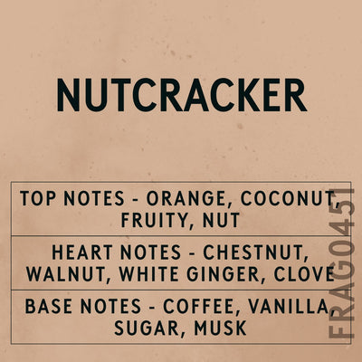 Nutcracker Fragrance Oil scent card (English)