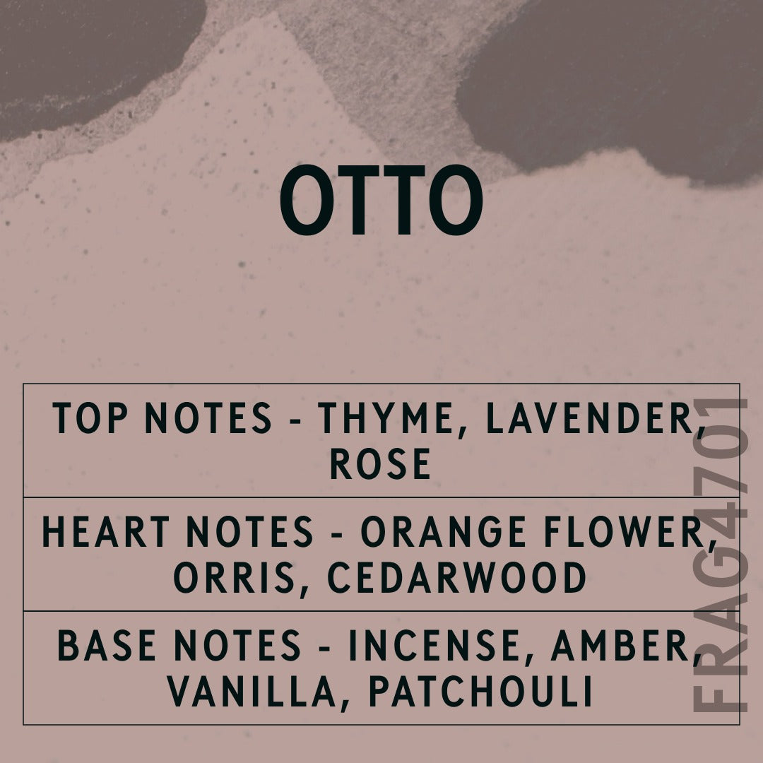 Otto Fragrance Oil scent card (English)