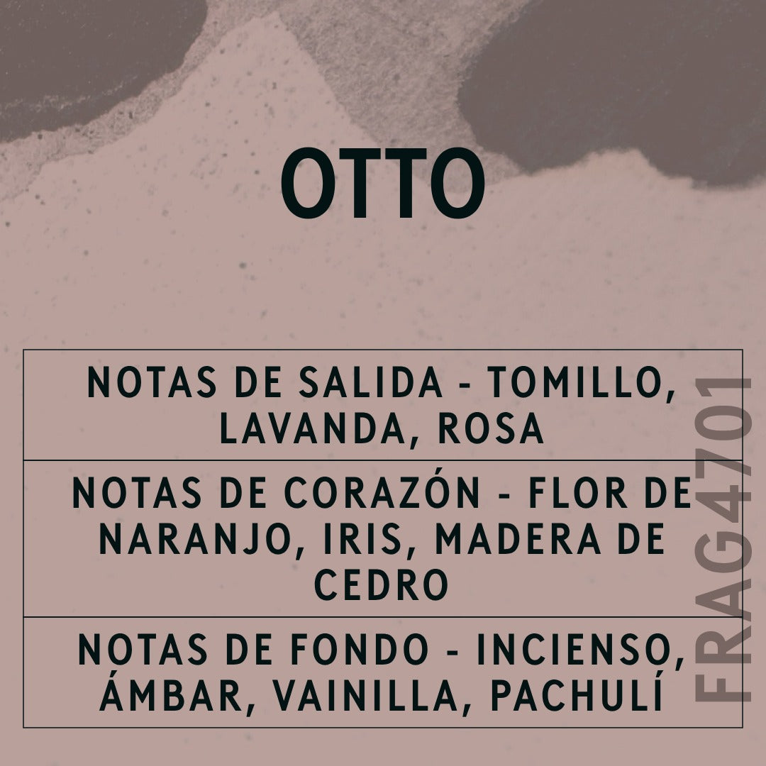 Otto Fragrance Oil scent card (Spanish)