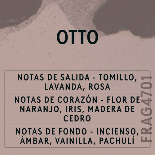 Otto Fragrance Oil scent card (Spanish)