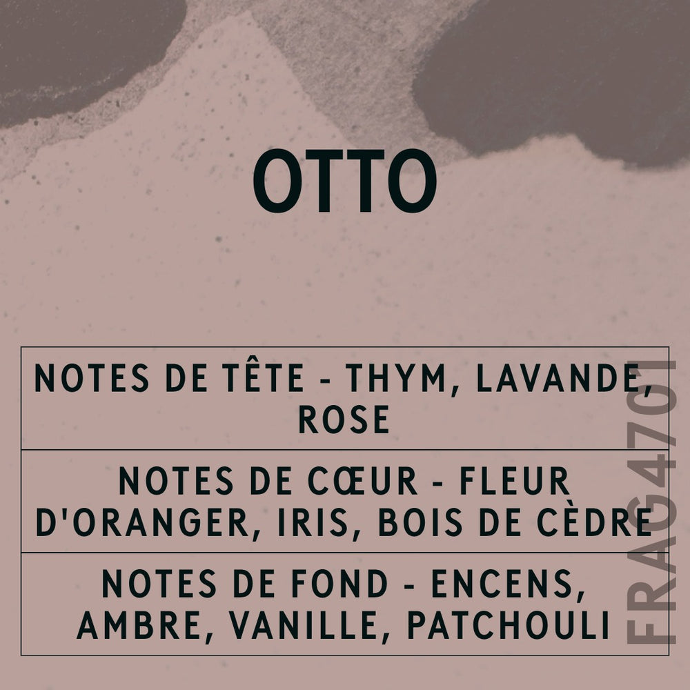 Otto Fragrance Oil scent card (French)
