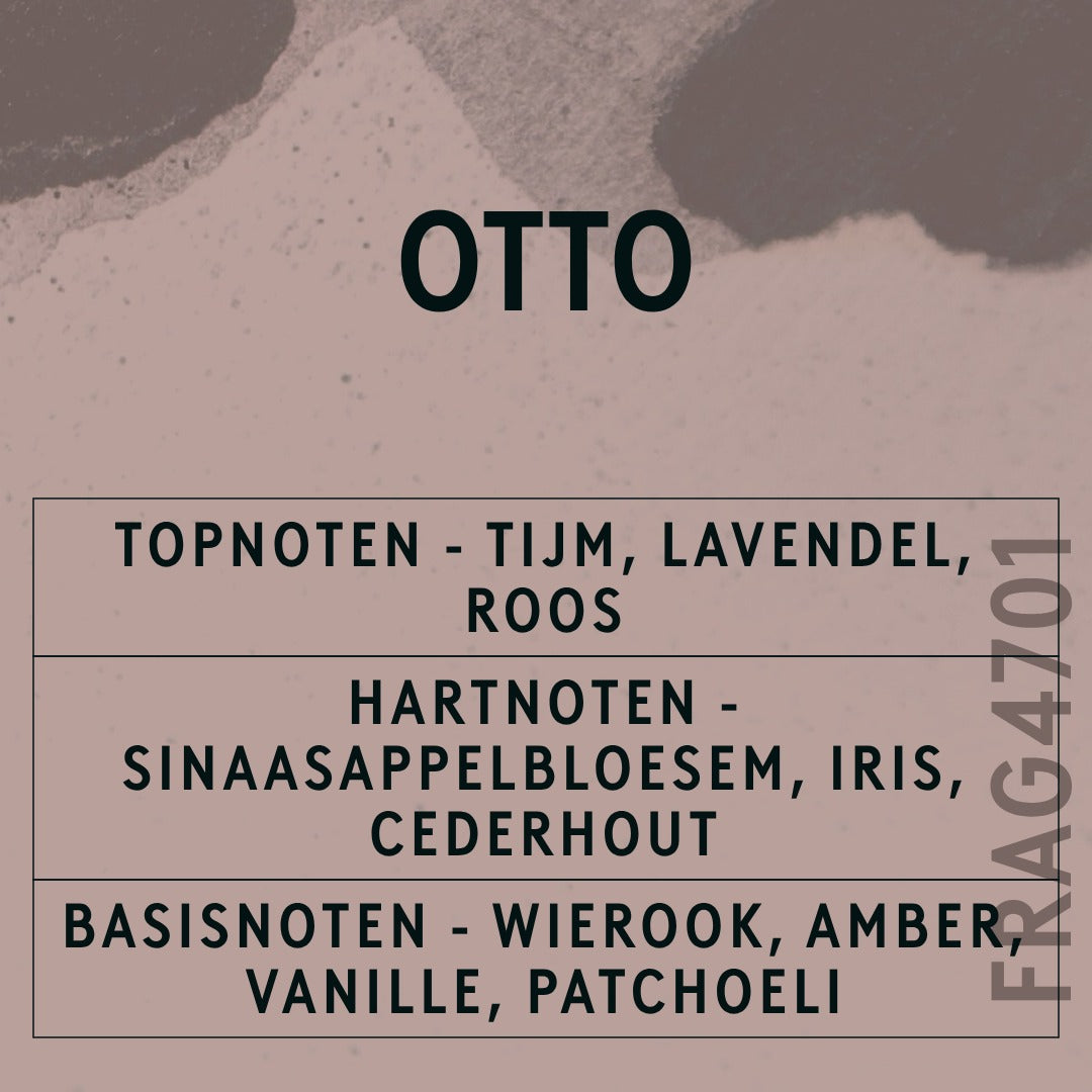 Otto Fragrance Oil scent card (Dutch)