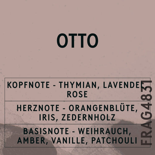 Otto Reed Fragrance Oil scent card (German)