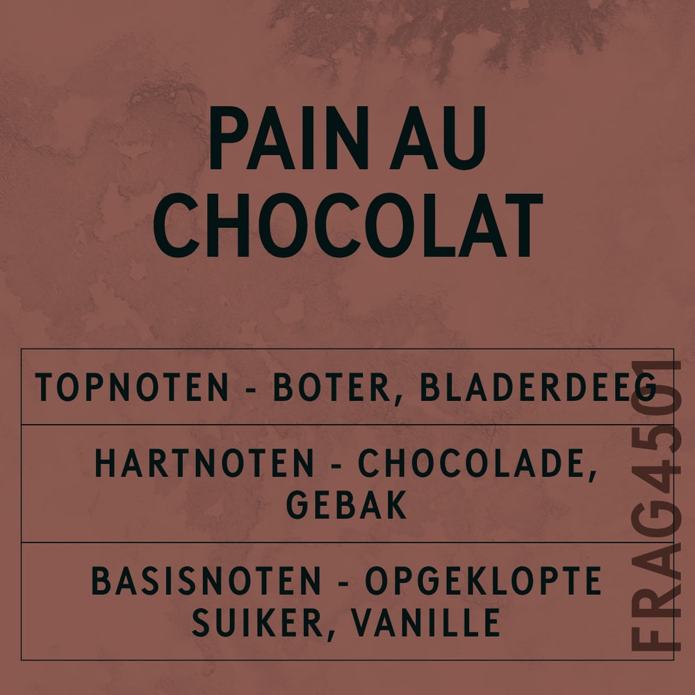 Pain Au Chocolat Fragrance Oil scent card (Dutch)