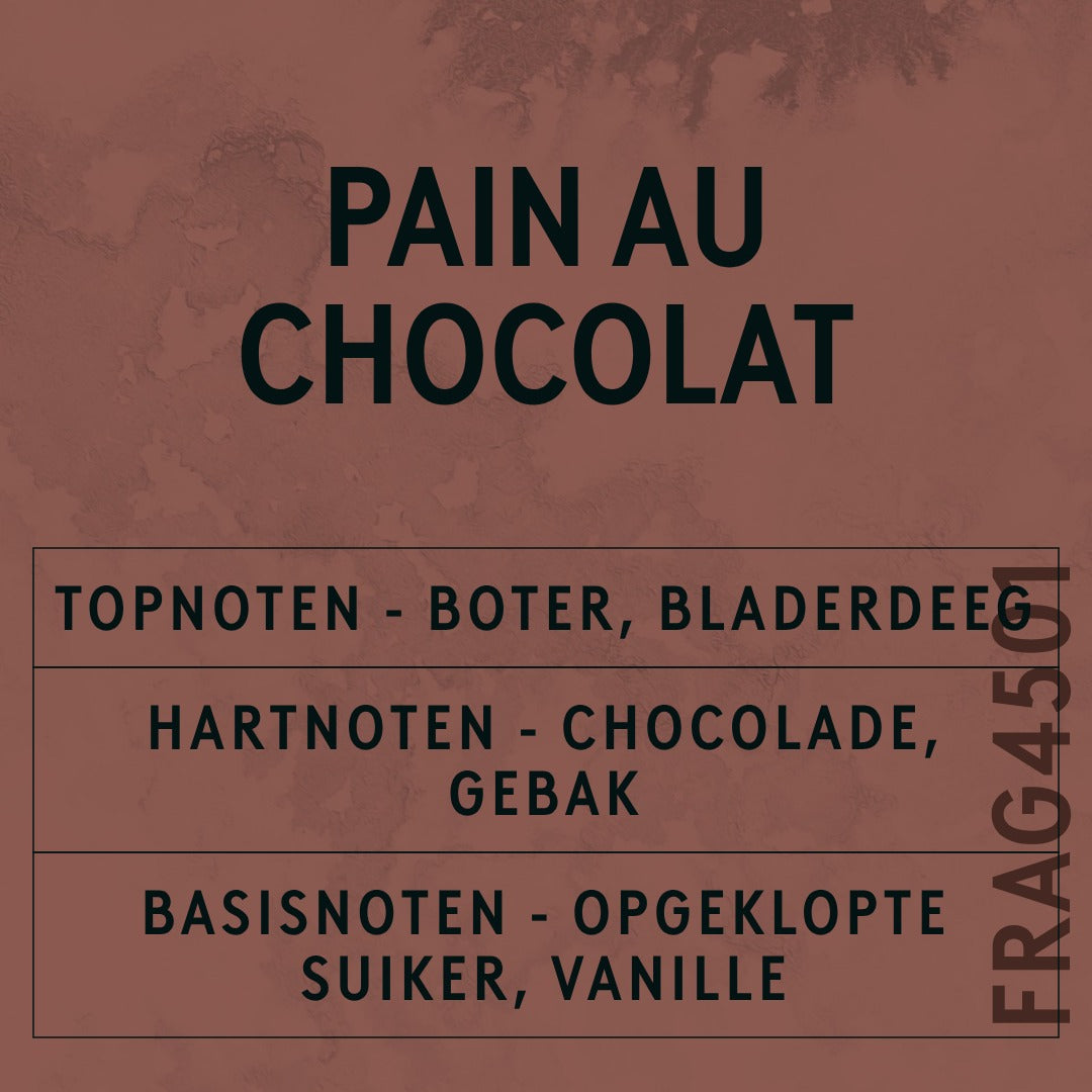 Pain Au Chocolat Fragrance Oil scent card (Dutch)