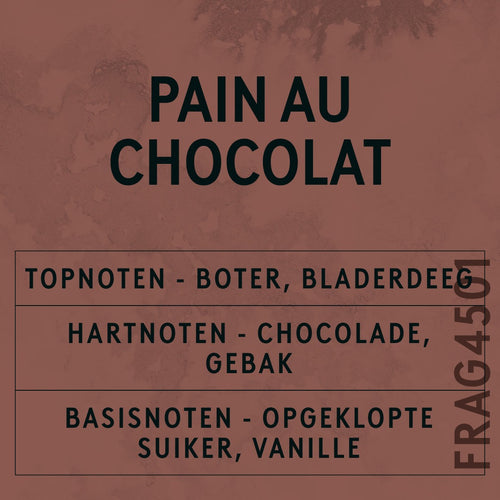 Pain Au Chocolat Fragrance Oil scent card (Dutch)