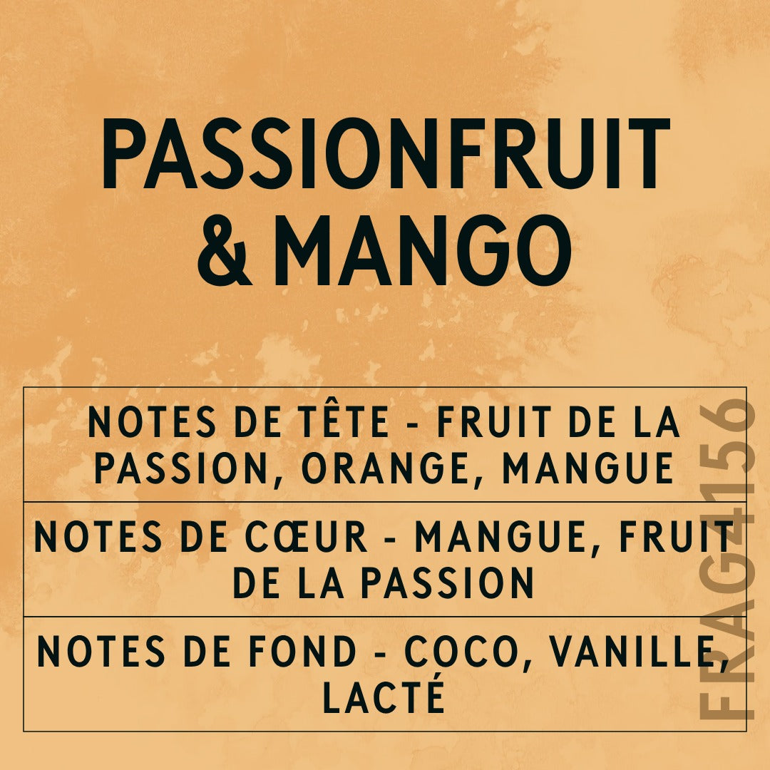 Passionfruit & Mango Fragrance Oil scent card (French)