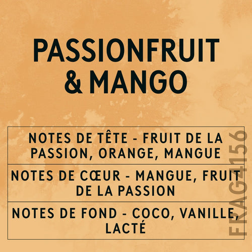 Passionfruit & Mango Fragrance Oil scent card (French)