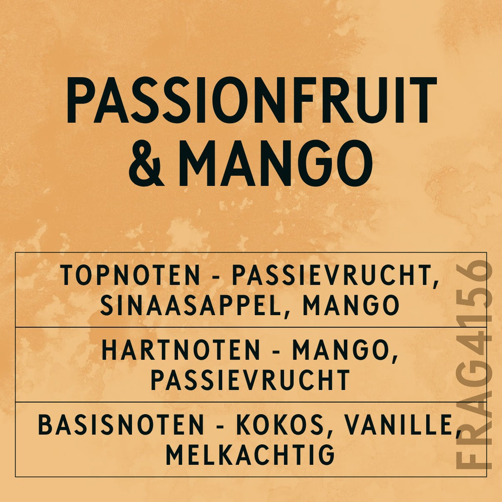 Passionfruit & Mango Fragrance Oil scent card (Dutch)