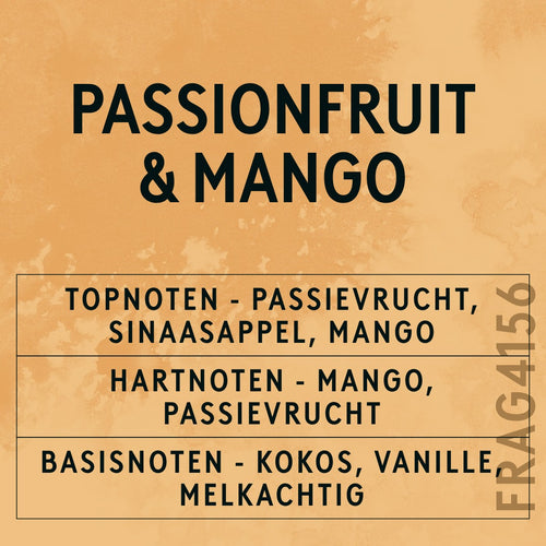 Passionfruit & Mango Fragrance Oil scent card (Dutch)