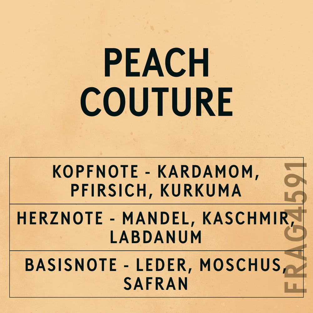 Peach Couture Fragrance Oil scent card (German)