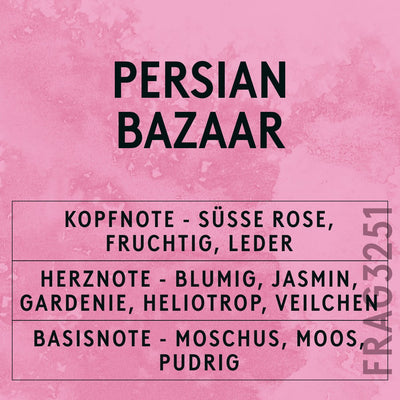 Persian Bazaar Fragrance Oil scent card (German)