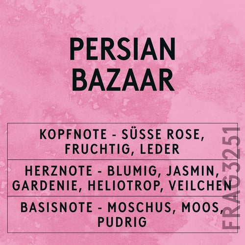 Persian Bazaar Fragrance Oil scent card (German)