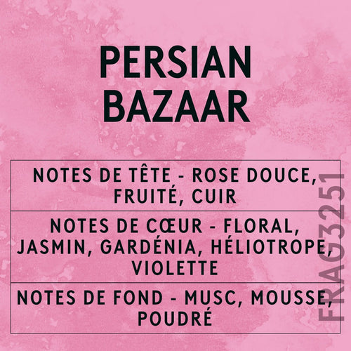 Persian Bazaar Fragrance Oil scent card (French)
