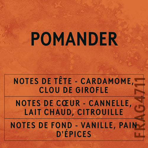 Pomander Fragrance Oil scent card (French)