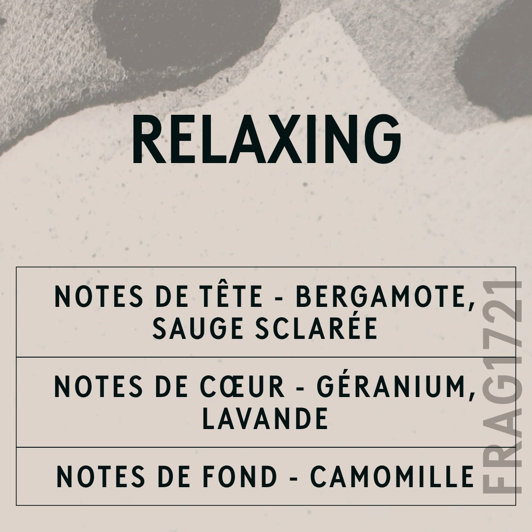 Relaxing Natural Oil scent card (French)