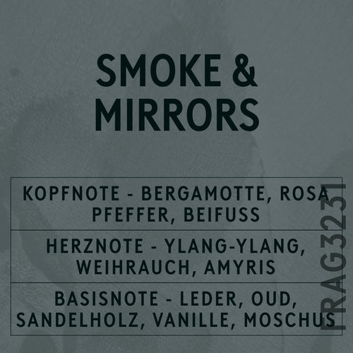 Smoke & Mirrors Fragrance Oil scent card (German)