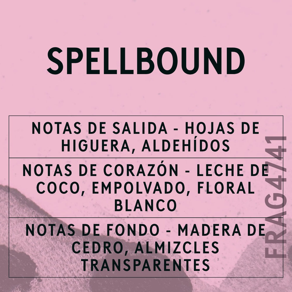 Spellbound Fragrance Oil scent card (Spanish)