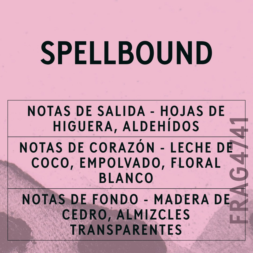 Spellbound Fragrance Oil scent card (Spanish)