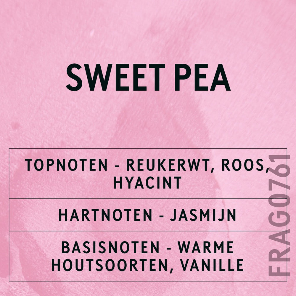 Sweet Pea Fragrance Oil scent card (Dutch)