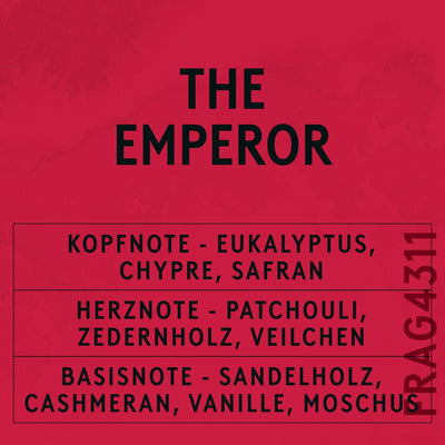 The Emperor Fragrance Oil scent card (German)