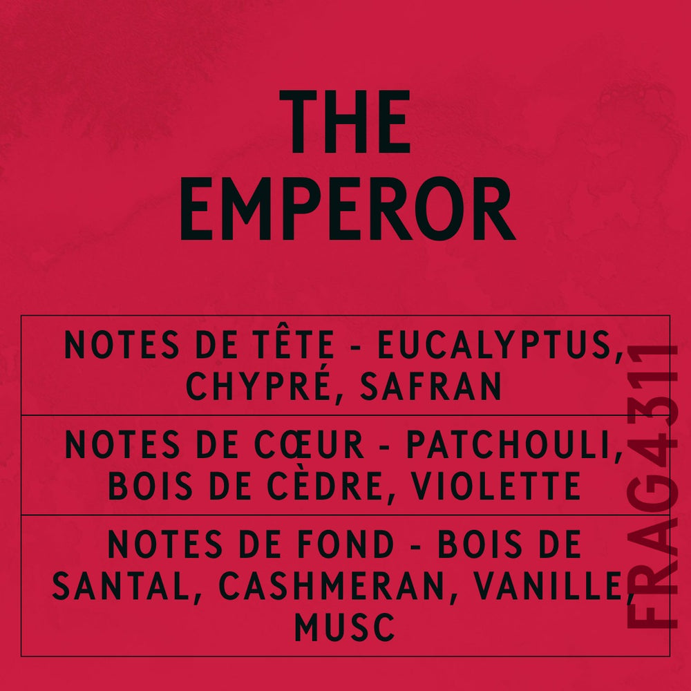 The Emperor Fragrance Oil scent card (French)