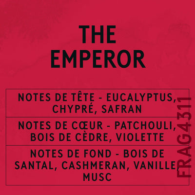 The Emperor Fragrance Oil scent card (French)