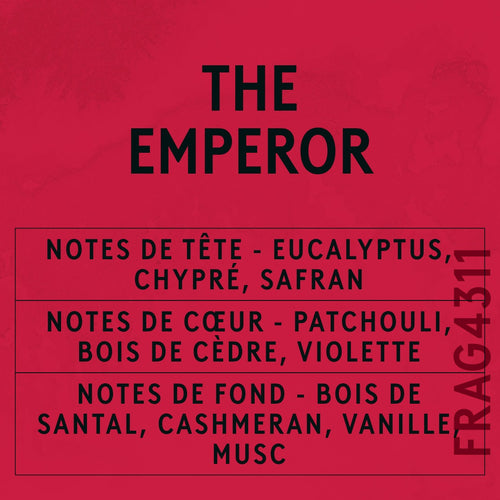 The Emperor Fragrance Oil scent card (French)