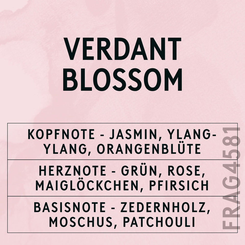 Verdant Blossom Fragrance Oil scent card (German)