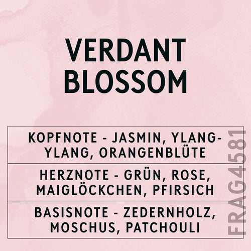 Verdant Blossom Fragrance Oil scent card (German)