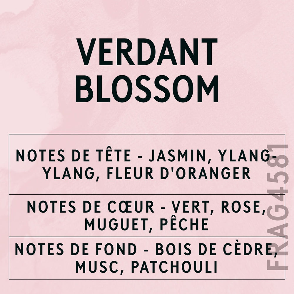 Verdant Blossom Fragrance Oil scent card (French)