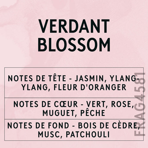 Verdant Blossom Fragrance Oil scent card (French)